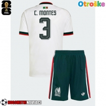 Otroške Nogometnih dresov Mehika Cesar Montes #3 Gostujoči SP 2026 Kratki rokavi (+ hlače)
